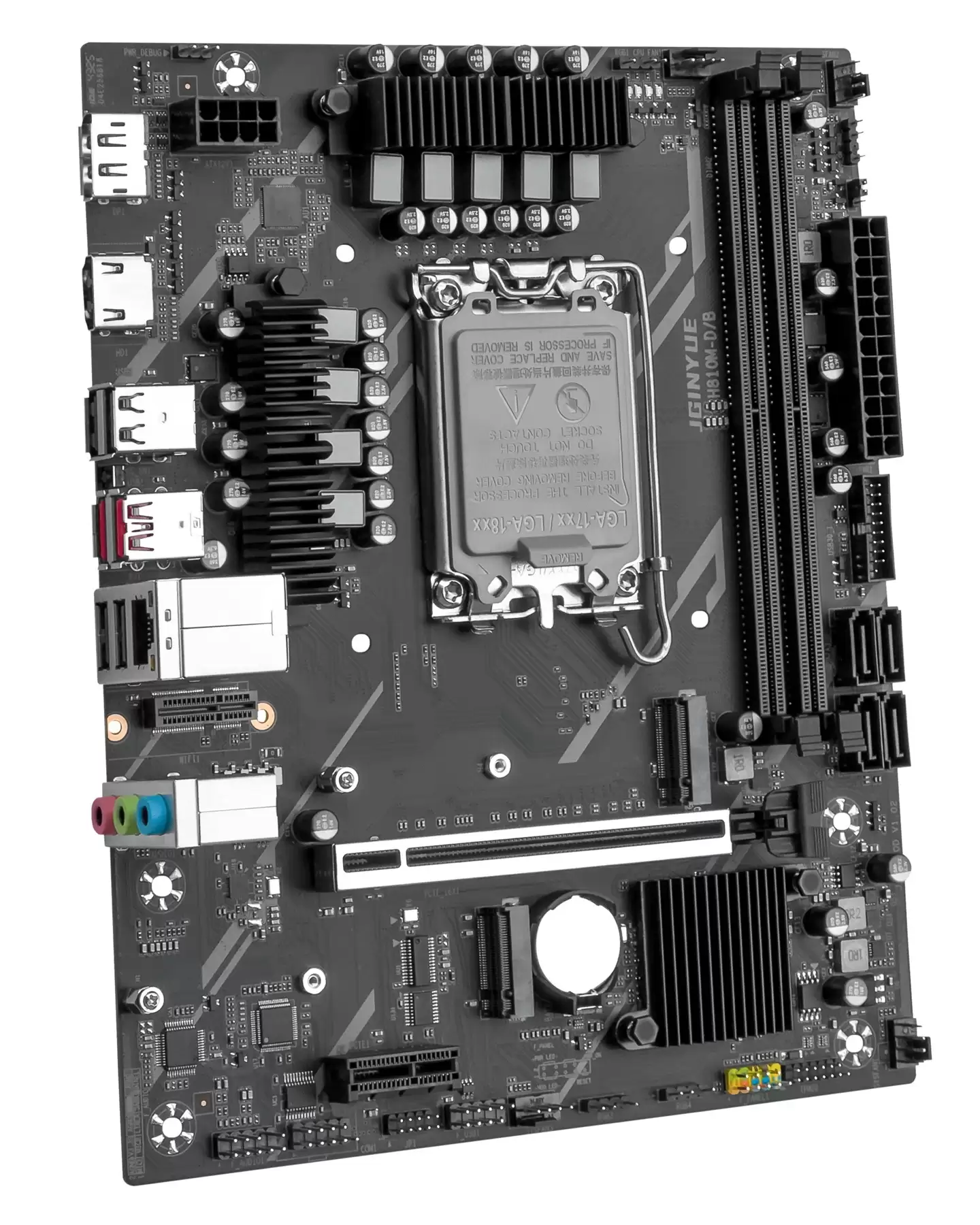 精粤推出H810M-D/B主板：提供双PCIe+双M.2