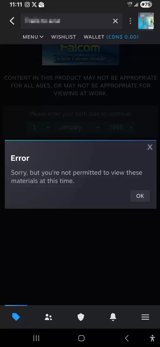 海外用户吐槽游戏平台年龄验证乱象