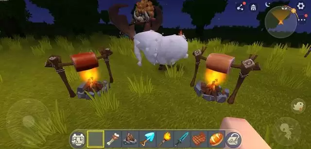 迷你世界中如何驯服野人伙伴?