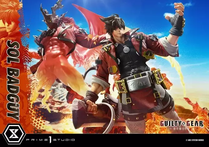 《罪恶装备-奋战-》男主角索尔高端雕像公布 酷炫极致