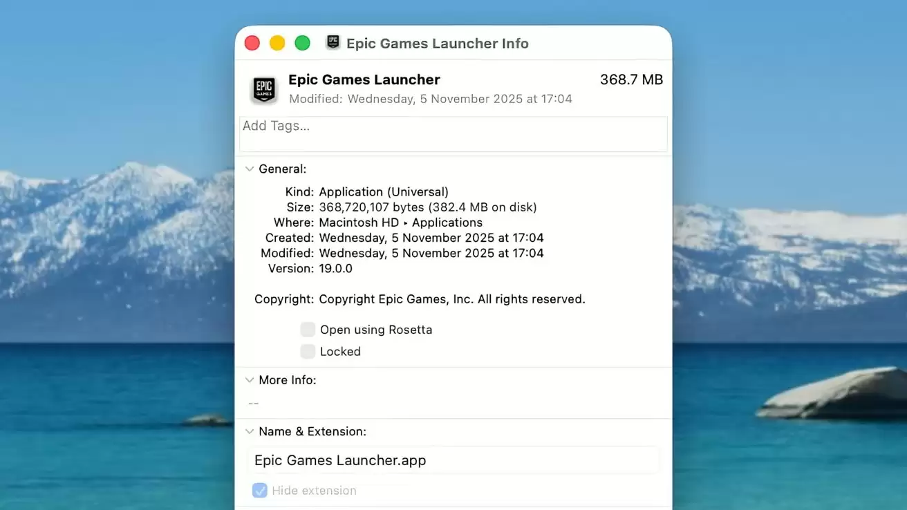 Epic Games为macOS启动器加入Apple Silicon原生支持