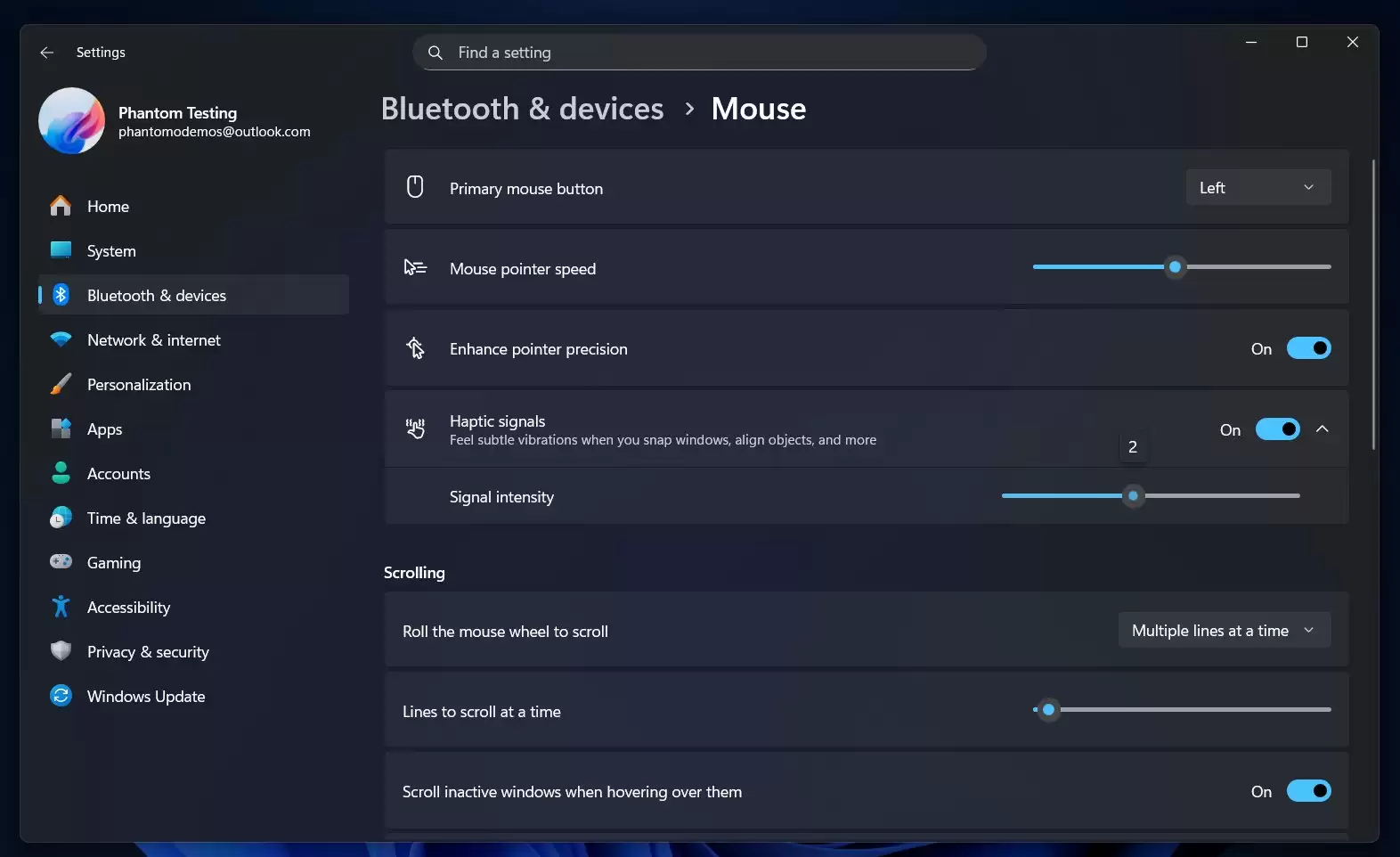 微软正开发 Win11 鼠标“触觉反馈”功能，已支持罗技 MX Master 4