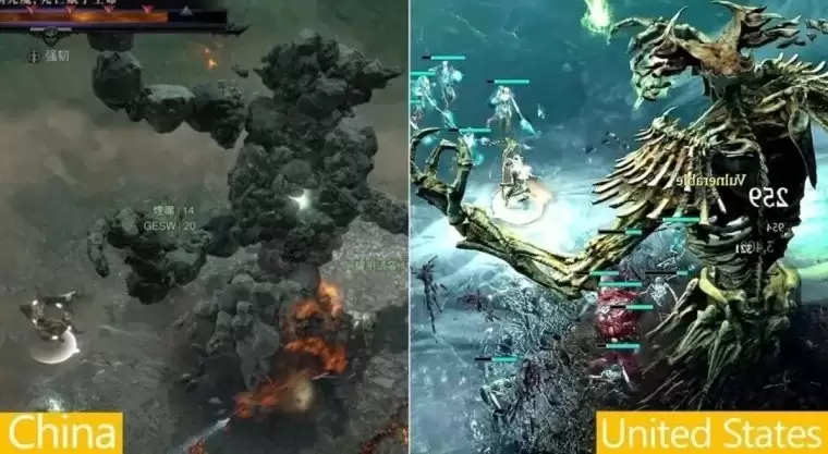 暗黑破坏神4国服测试版上线，血腥画面被替换成沙尘效果