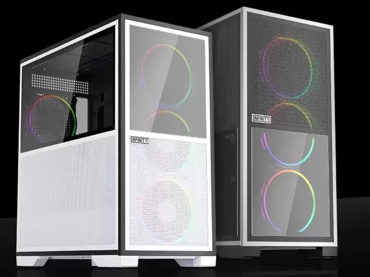 1/2 TG + 1/2 MESH，首席玩家推出互置对称美学机箱 INFINITY IF8