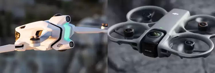 大疆 Avata 360 无人机营销图泄露：旋转云台，可拍 8K/50fps 全景视频、满电录制 25~32 分钟