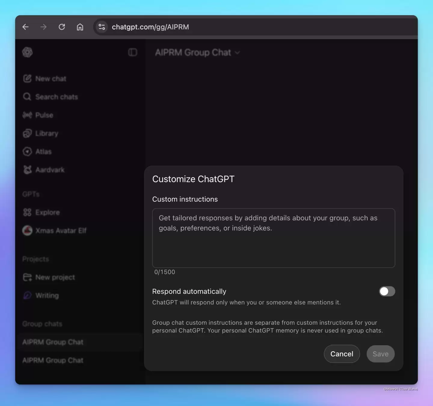 ChatGPT 内测“群聊”功能，OpenAI 计划推出“共享项目”模式