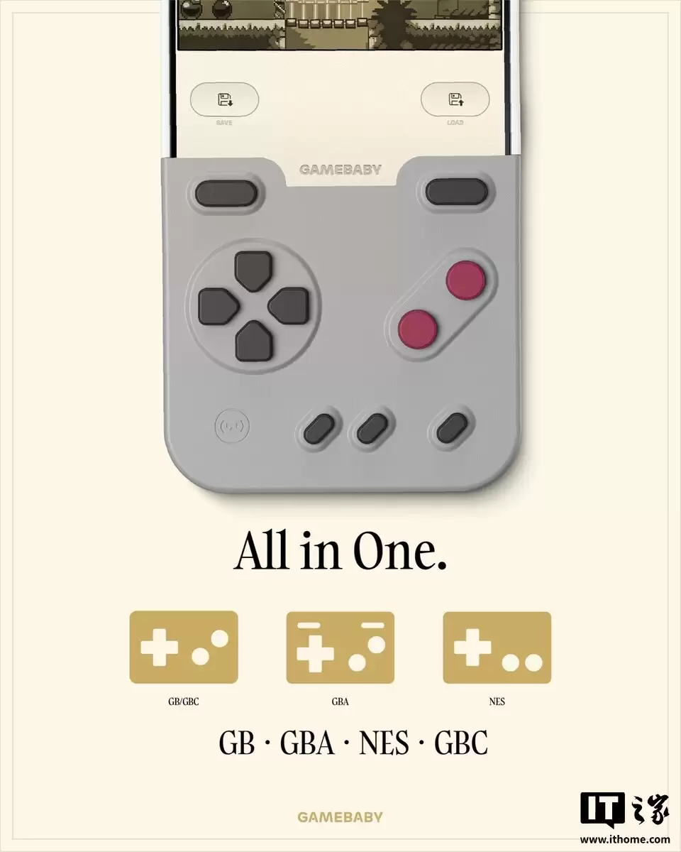 苹果 iPhone 17 Pro Max 变身 Game Boy，Bitmo Lab 推出新款 GameBaby 手机壳