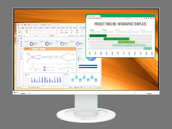 艺卓推出23.8英寸节能显示器EV2400R：FHD 100Hz，8W标准功耗并列系列最低