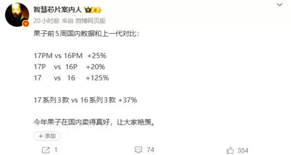 iPhone 17系列开售5周销量出炉 iPhone 16价比老人机创新低记录！