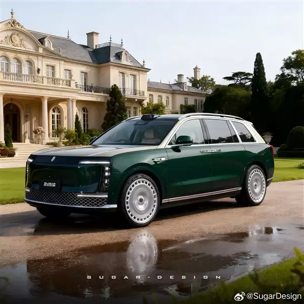 比S800气场更强!博主绘制尊界SUV效果图:对开门安排了