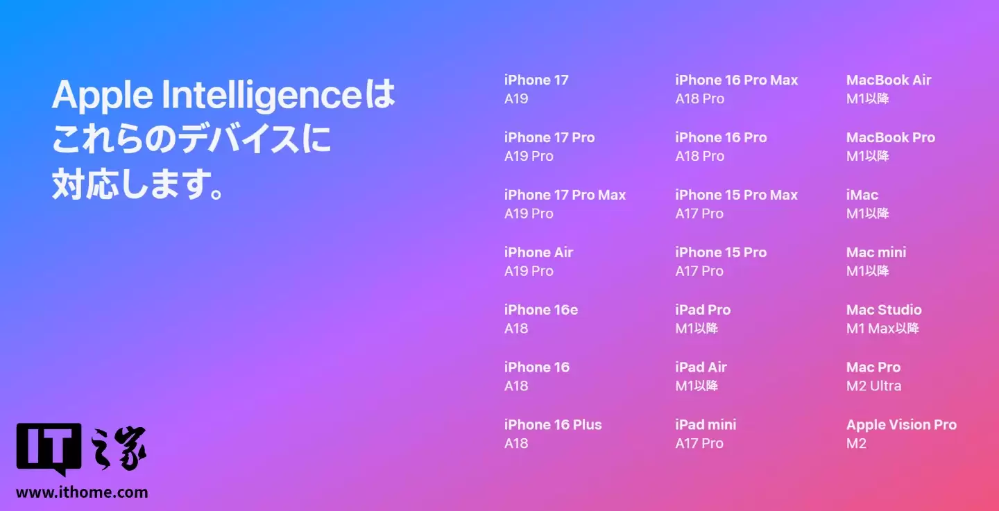 M1芯片Mac不支持Apple智能？苹果美国官网再闹乌龙
