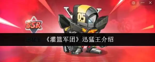 《灌篮军团》迅猛王介绍