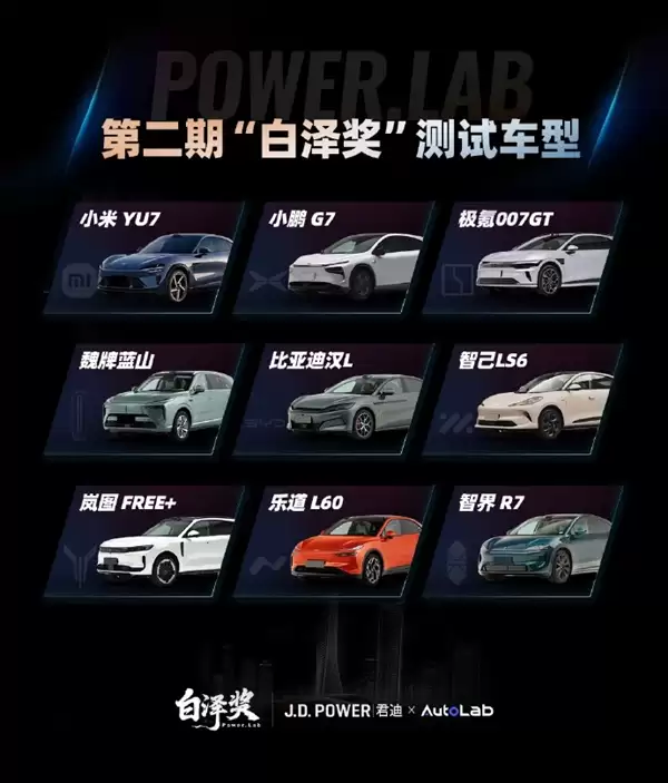 辅助驾驶专项测试榜单出炉：智界R7第一、小米YU7第二