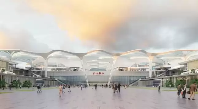 “东方枢纽”上海东站混凝土主体结构封顶，预计2027年7月开通运营