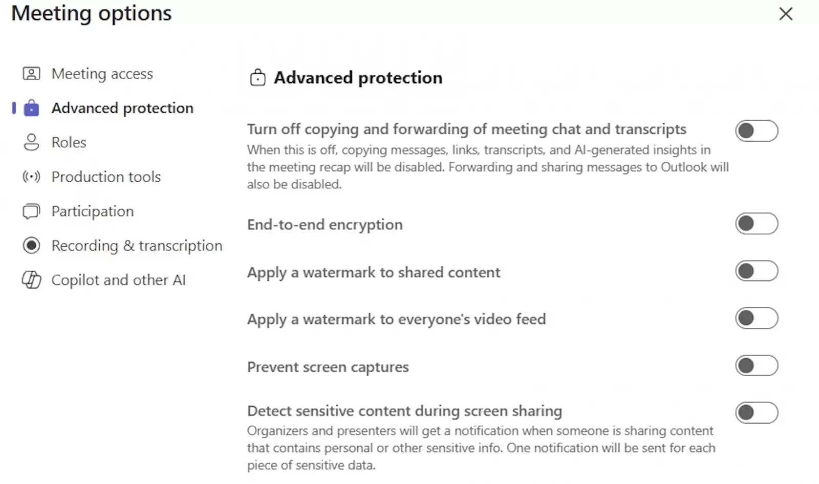 保证机密不被窃取，微软 Teams 上线视频会议禁止截图、录屏功能
