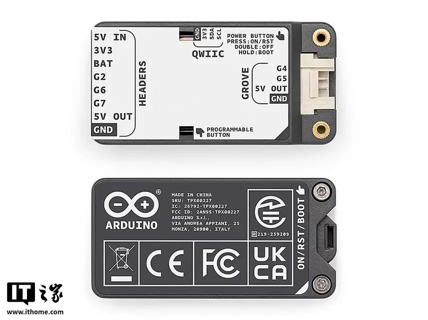 Arduino 推出 Nesso N1 物联网开发套件：ESP32-C6 芯片，内置 1.14 英寸触屏、红外发射器