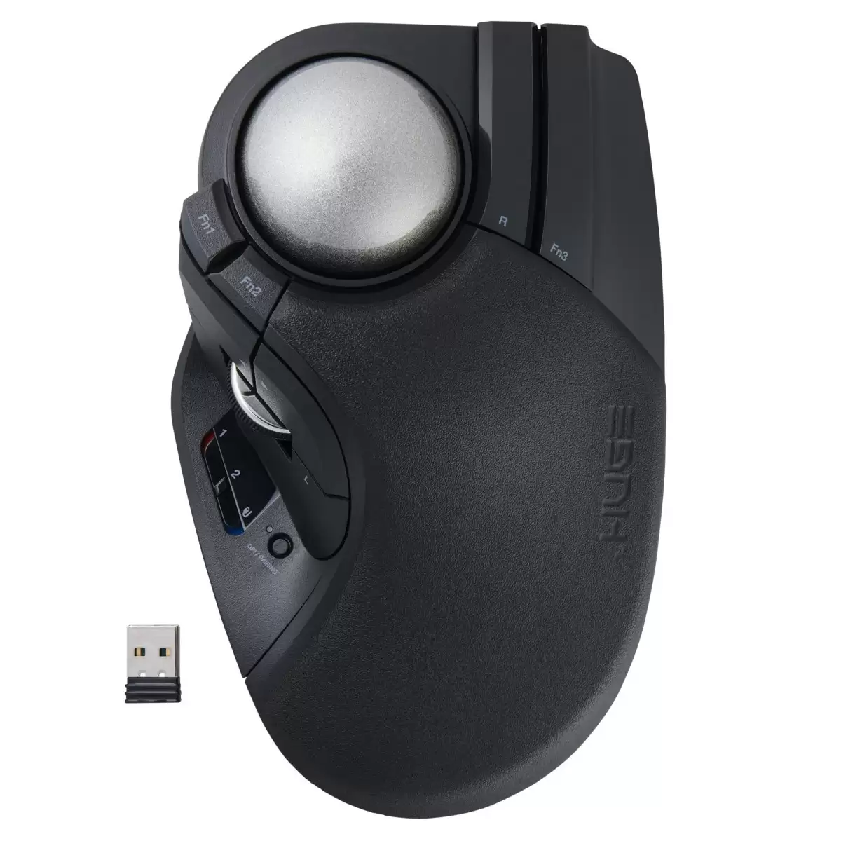 52mm 大型球体,ELECOM 宜丽客推出食指轨迹球鼠标 HUGE PLUS