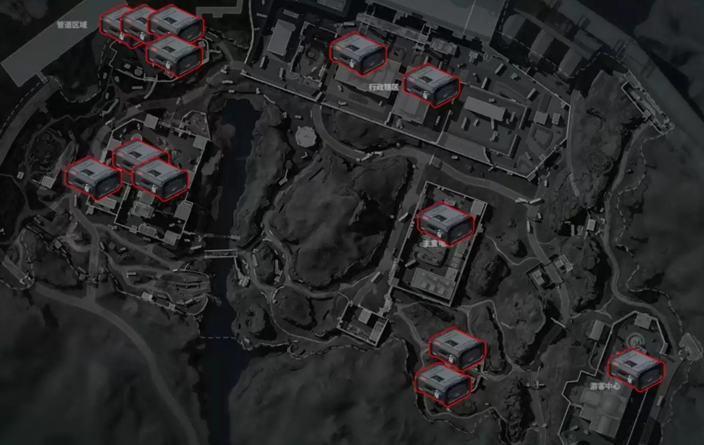 三角洲行动S7赛季大坝渡鸦之眼所有位置大全