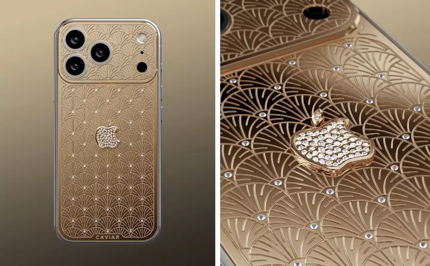 奢华改装厂 Caviar 再出手，超 8.8 万美元的黄金苹果 iPhone 17 Pro 问世