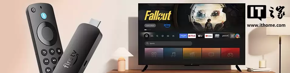 亚马逊确认 Fire TV 电视棒 Vega OS 系统将与 Android 并存，自研系统为低价设备提供更好体验
