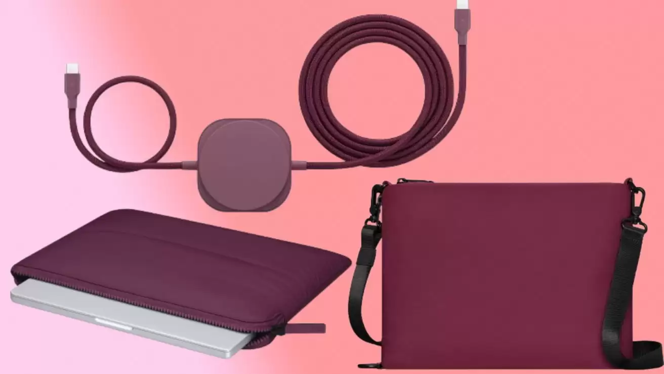 苹果推深樱桃色配件系列,携手六品牌打造统一色彩生态