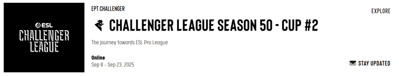 ESL挑战者联赛S50首轮战报：五大战队锁定总决赛！谁能问鼎EPL S23门票？
