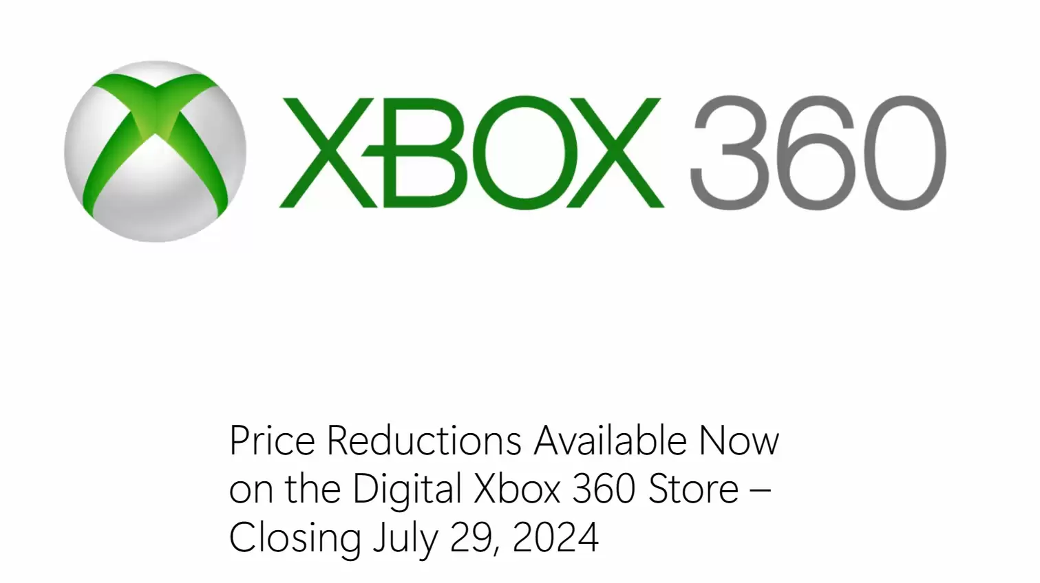 Xbox 360商店关闭 多款游戏大促