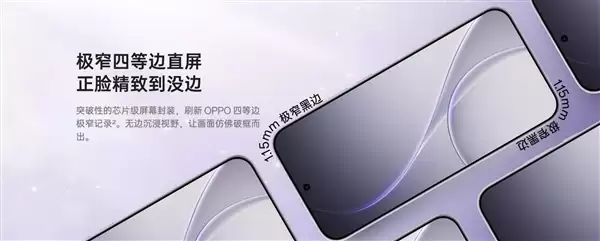 1.15mm OPPO最窄四等边直屏 OPPO Reno15 Pro发布:3699元起