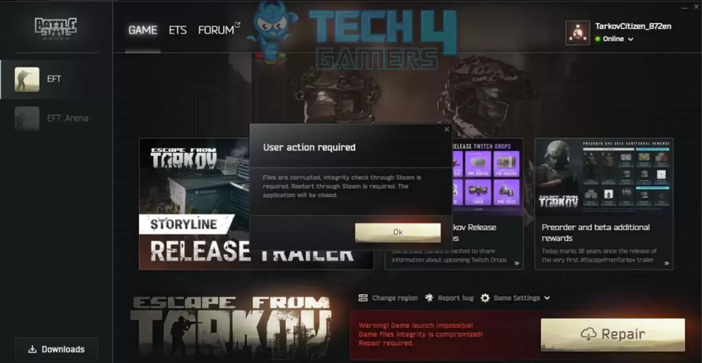 《逃离塔科夫》Steam 差评如潮,玩家称根本进不去游戏