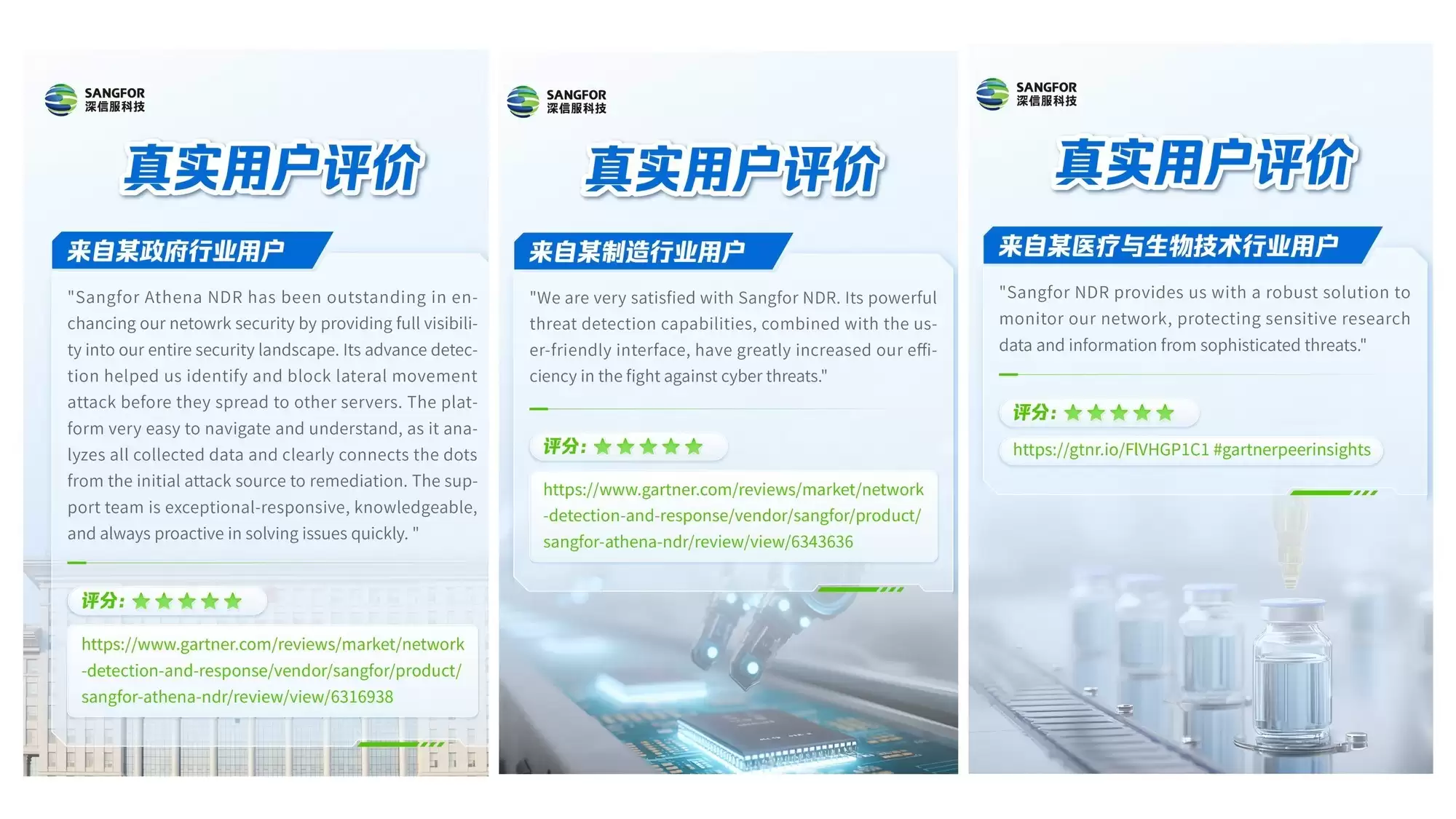 深信服入选 Gartner《网络检测与响应(NDR)领域客户之声》报告