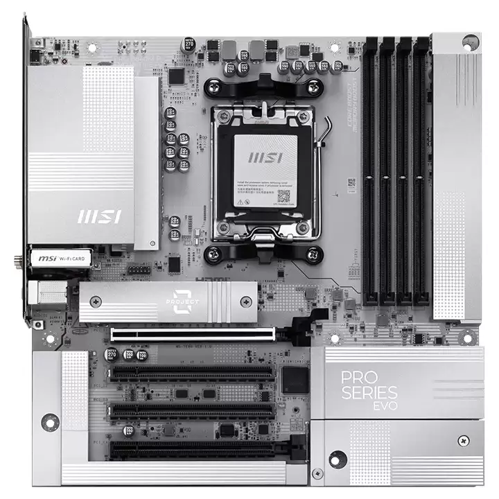 微星推出中端-入门级背插主板 PRO B840M-P EVO WIFI6E PZ