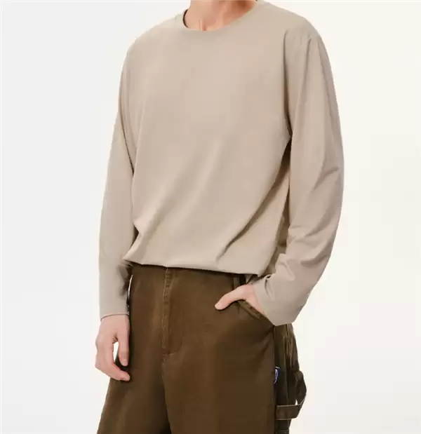 10A索罗娜、7A新疆棉：网易严选纯色长袖T恤2件69元半价狂促