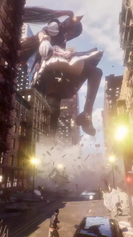 巨人的破坏与市民的求生：双重视角沙盒模拟游戏