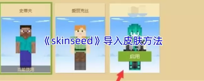 《SkinSeed》导入皮肤方法