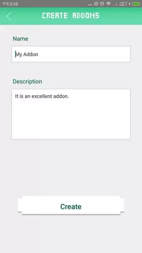 《addons》创建世界方法