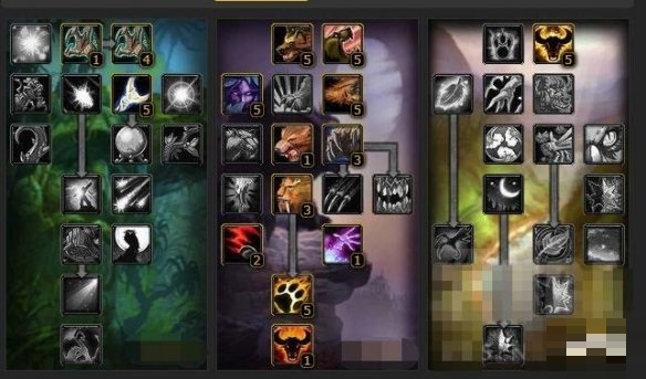 怀旧服德鲁伊练级天赋加点顺序