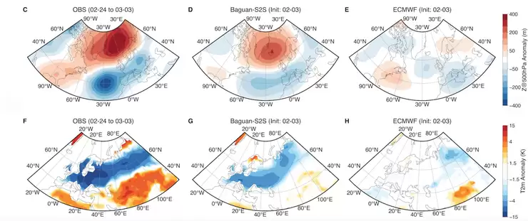 阿里达摩院八观气象大模型升级，比权威气象机构早一周预测超级寒潮