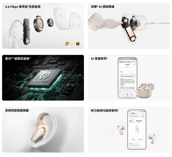 首款星闪音频耳机!华为FreeBuds Pro 5悦享耳机配置价格公布:1449元