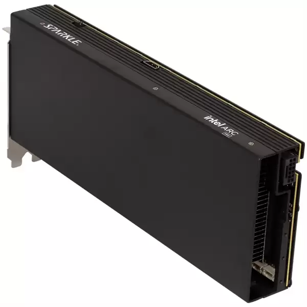 撼与发布锐炫Pro B60 DUAL 48GB显卡：HDMI布局不同寻常