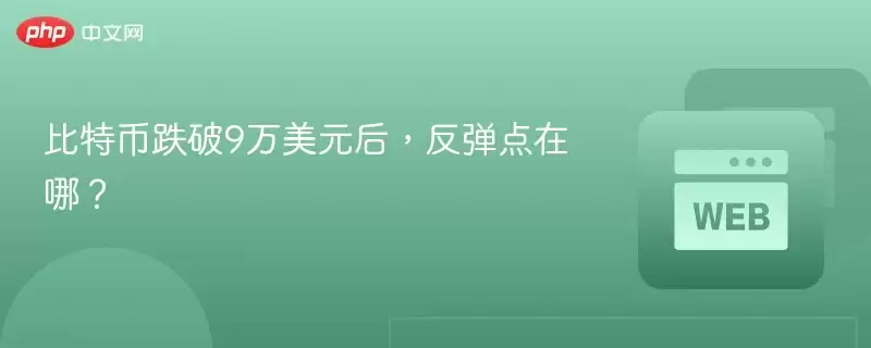 比特币跌破9万美元后，反弹点在哪？