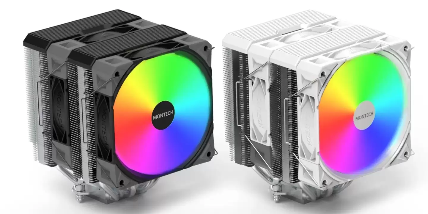 MONTECH 推出 NX600 风冷散热器:双塔双风扇,六热管铜底