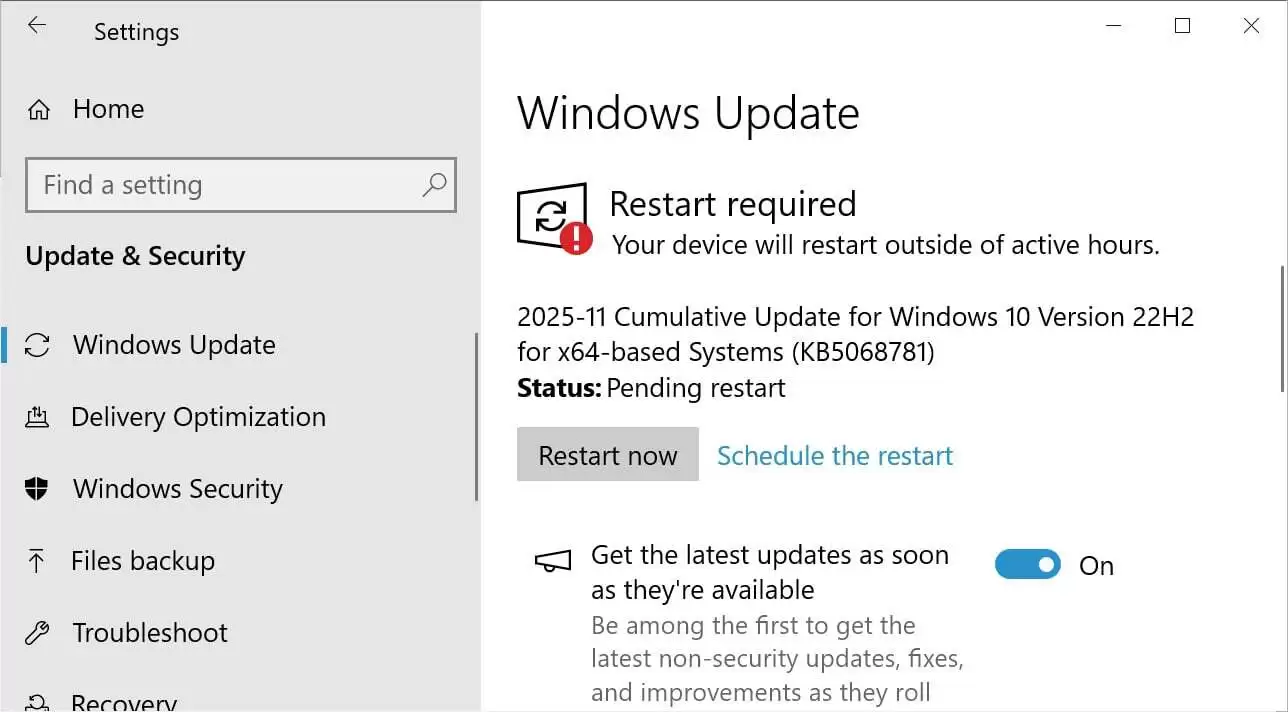 微软发布更新，修复 Win10 首个扩展安全更新安装错误