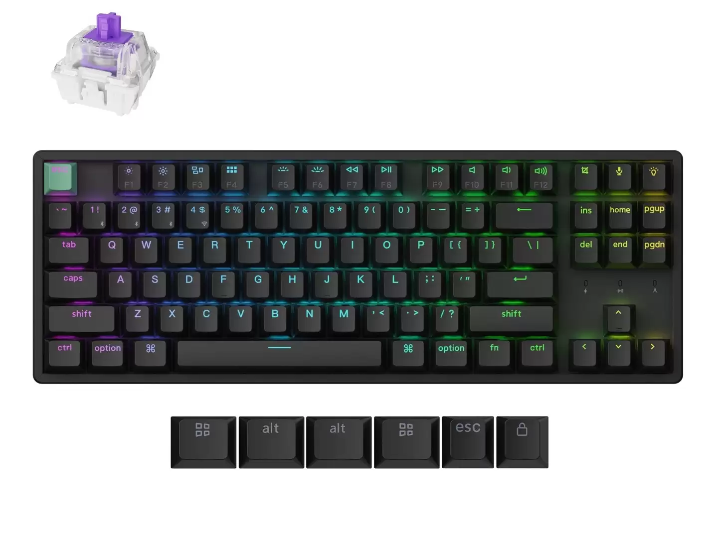 Keychron K8 HE 三模电竞键盘上市：TMR 磁轴，TKL 布局