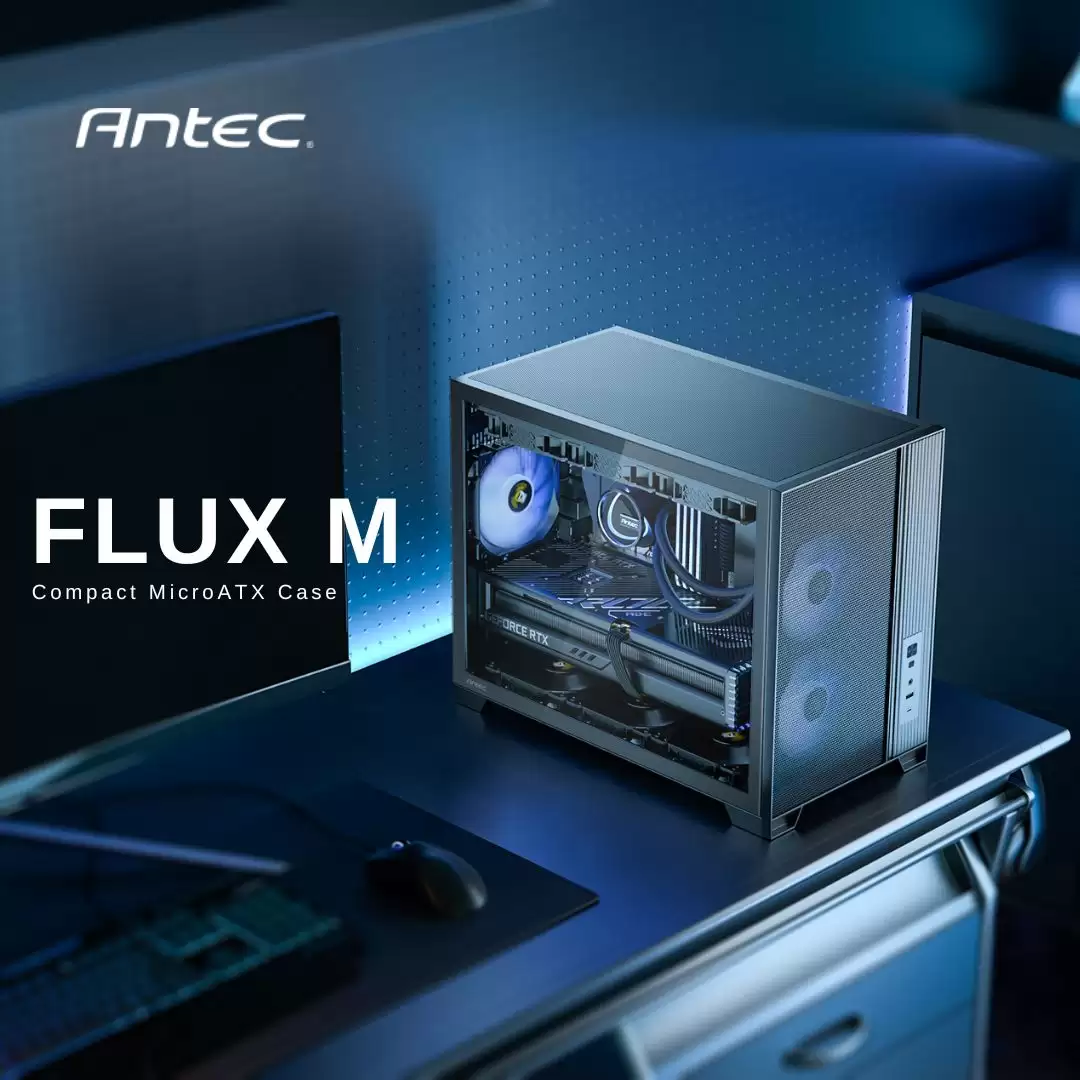 安钛克推出 FLUX M 机箱:预装 6 风扇 + 多面透风强化散热