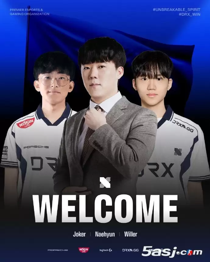 DRX发布人员变动公告：Willer选手和Naehyun教练加入战队