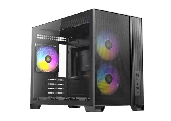 安钛克发布FLUX M机箱：搭载垂直+水平双风道