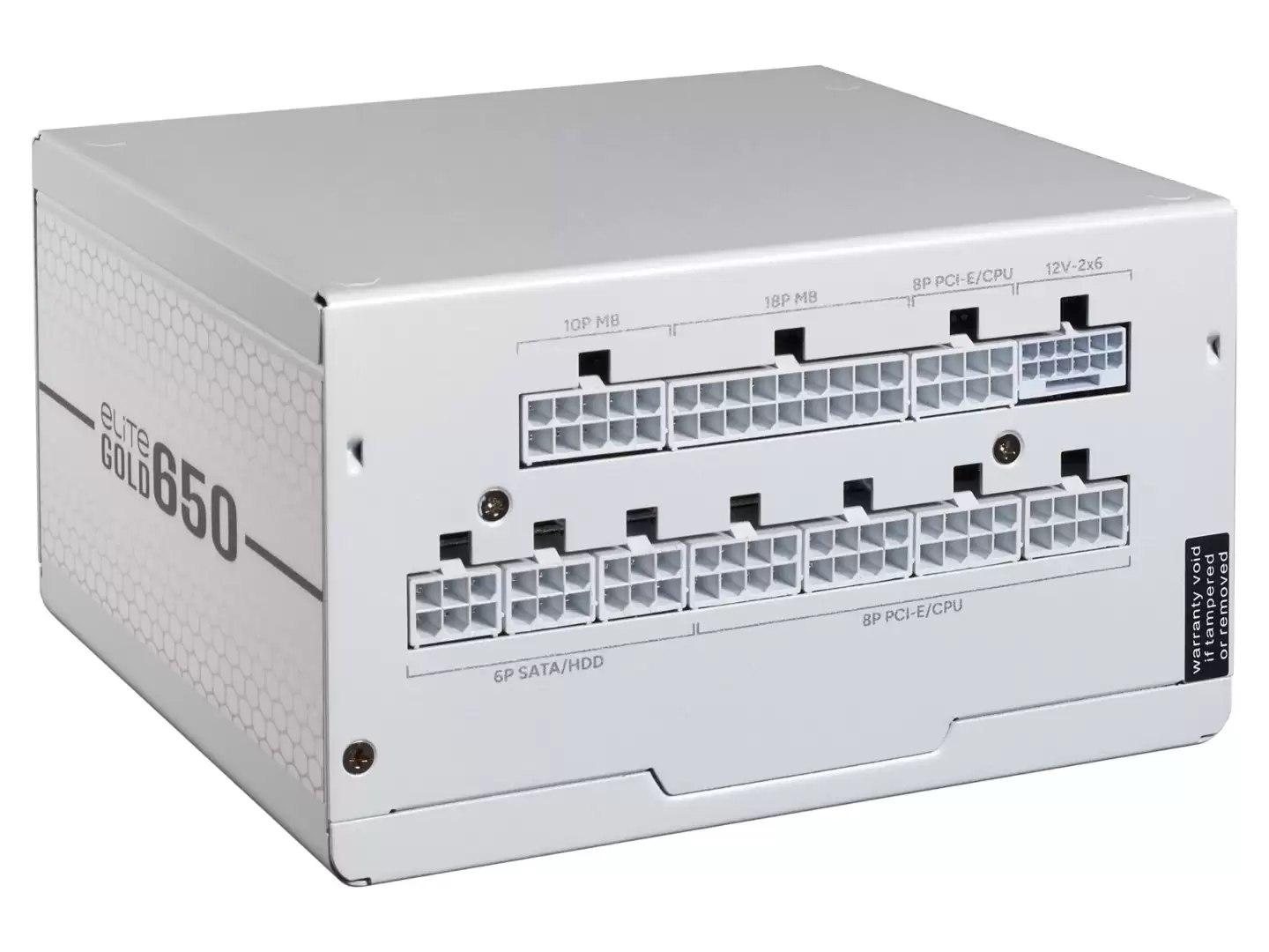 酷冷至尊推出白色版 Elite Gold 金牌电源，可选 650W / 750W / 850W