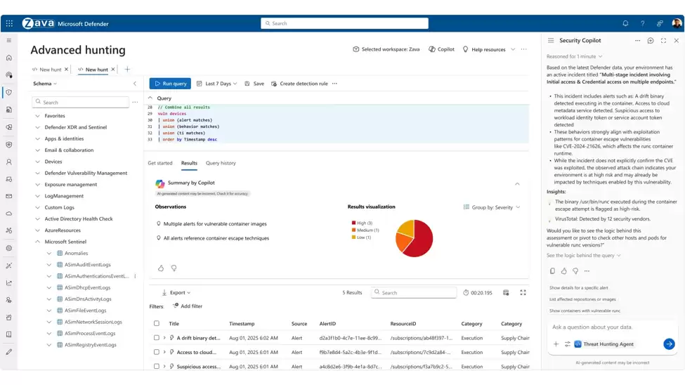 微软更新 Win11 Defender：四大 AI 安全智能体亮相，一站式搞定多云安全