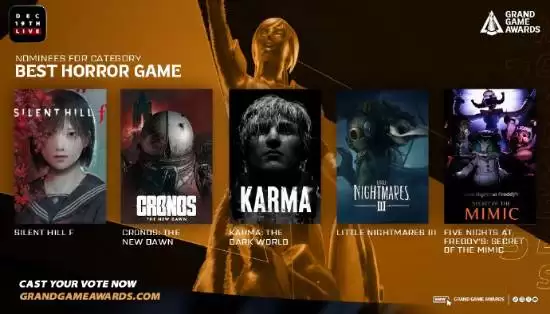 黑暗世界：因与果入选2025最佳恐怖游戏提名