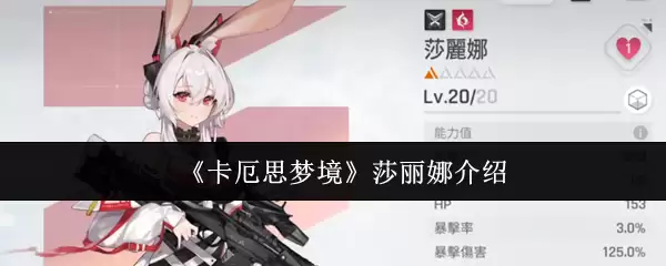 《卡厄思梦境》莎丽娜介绍